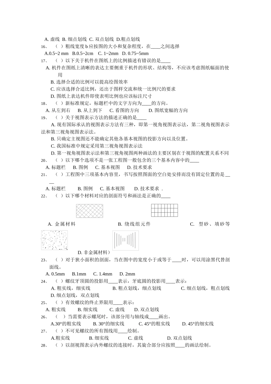 工程初级职称复习题_第2页