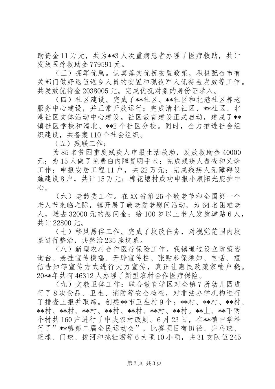 镇社会事务办年度总结_第2页