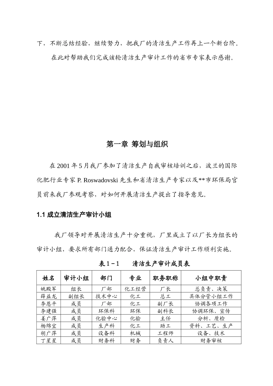 化肥厂清洁生产审计报告_第2页