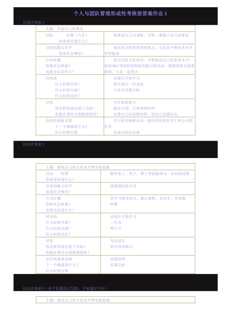 个人与团队管理形成性考核册答案作业147504883_第1页