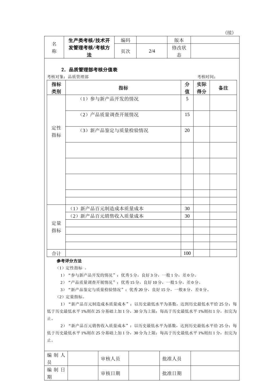 技术开发管理考核考核方法_第2页