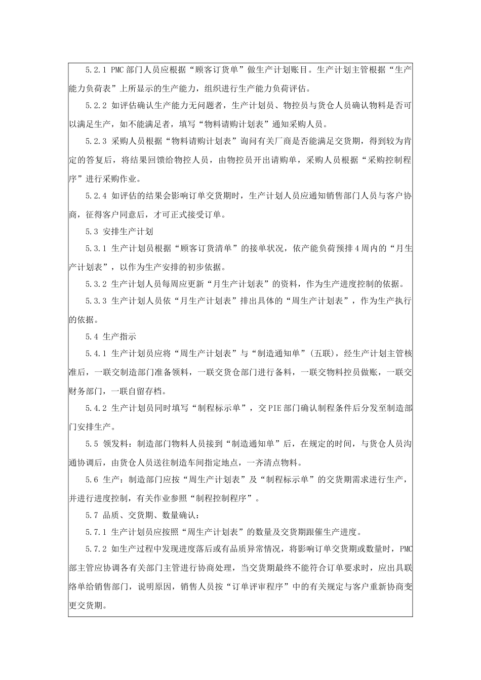 生产管理制度范本(51页)_第3页
