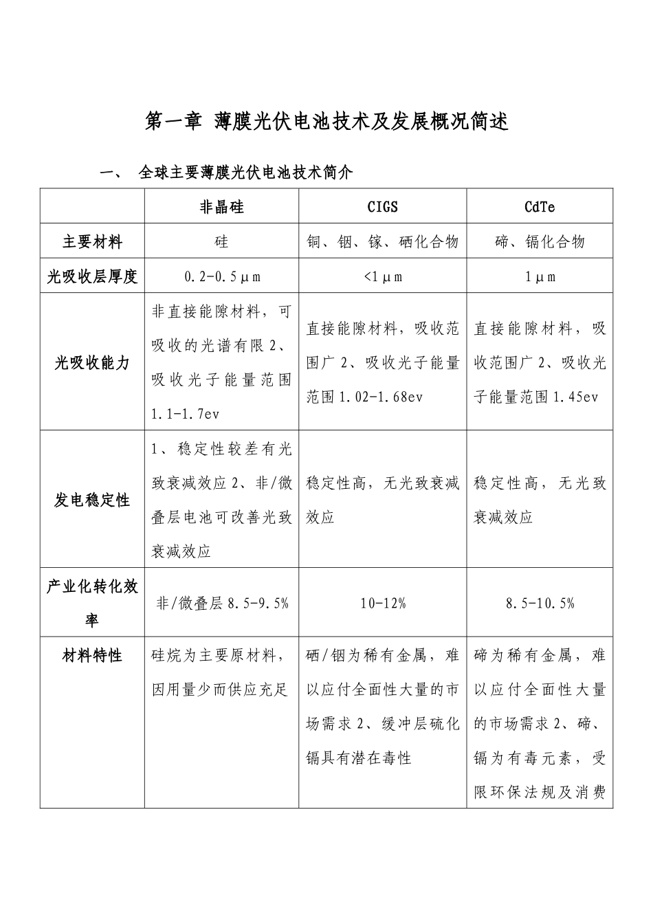 主要薄膜光伏电池(非微晶硅、CIGS)技术及制备工艺介绍_第2页