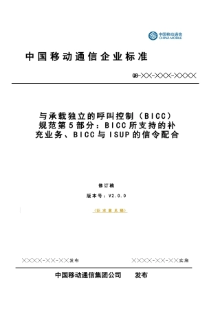 BICC技术规范 PART 5-修订稿checked-0530