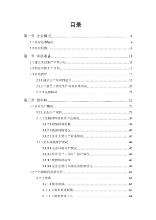 清洁生产制药行业模板