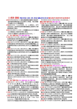 恭贺母校淡水校区师生校友职位高升与研究所金榜高中