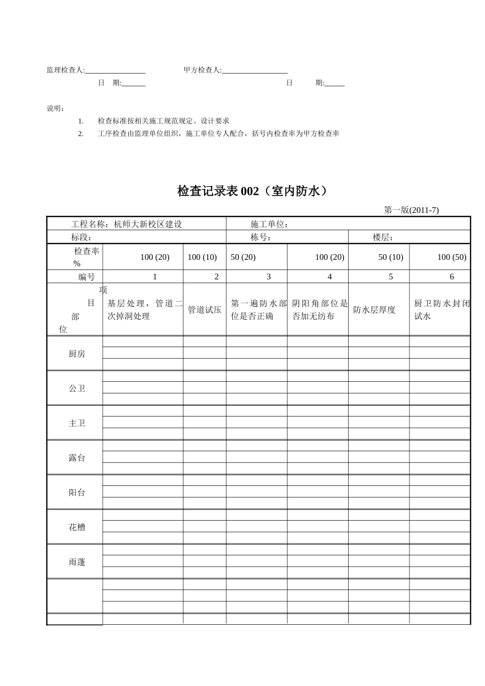 工序检查记录表汇编_第2页