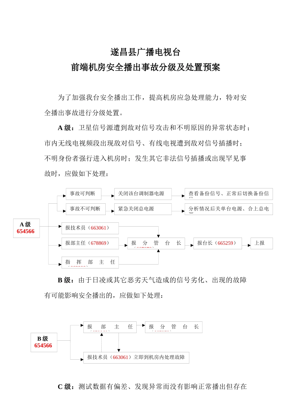 安全播出事故分级及处理办法_第3页