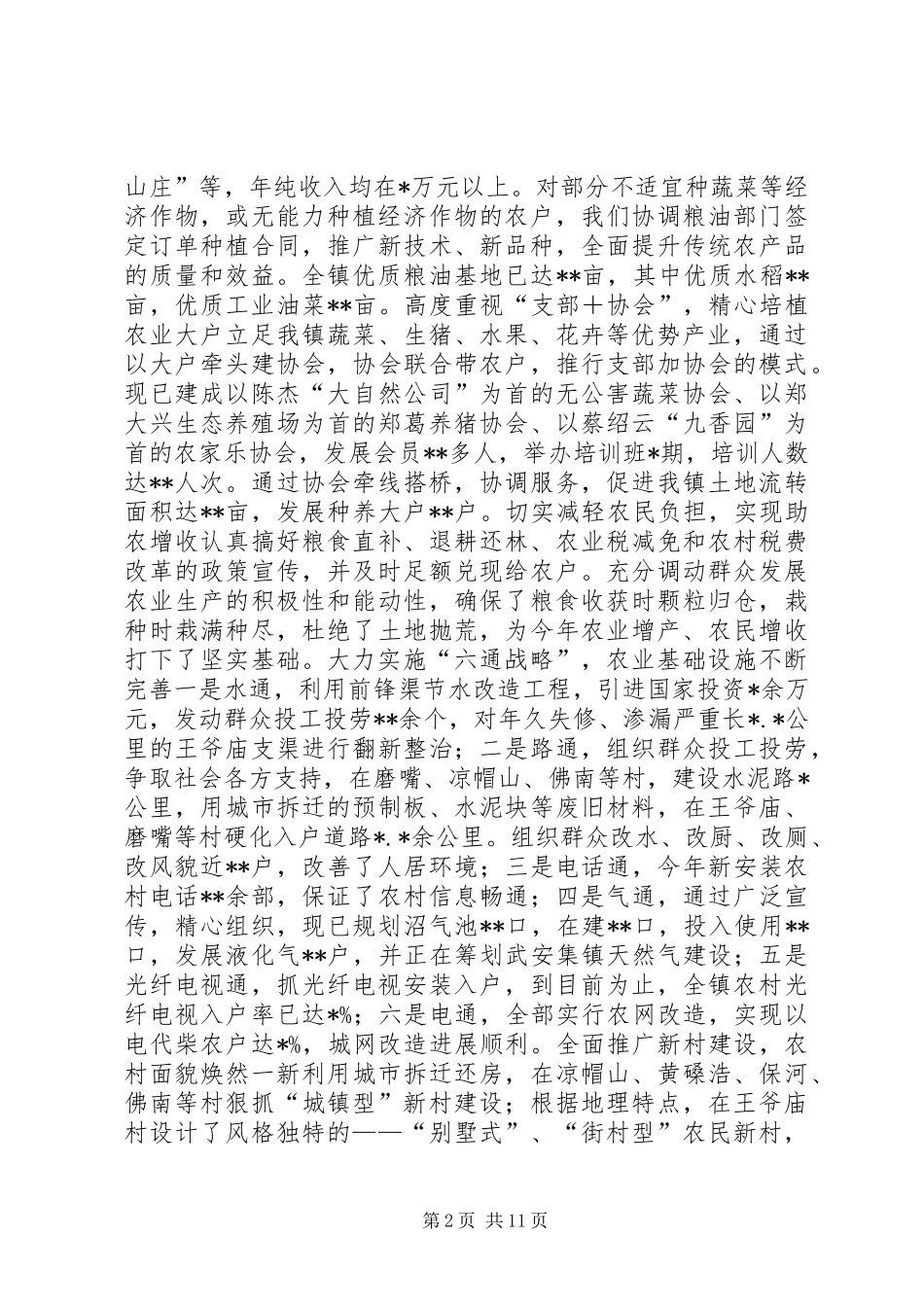 镇政府个人工作总结_第2页