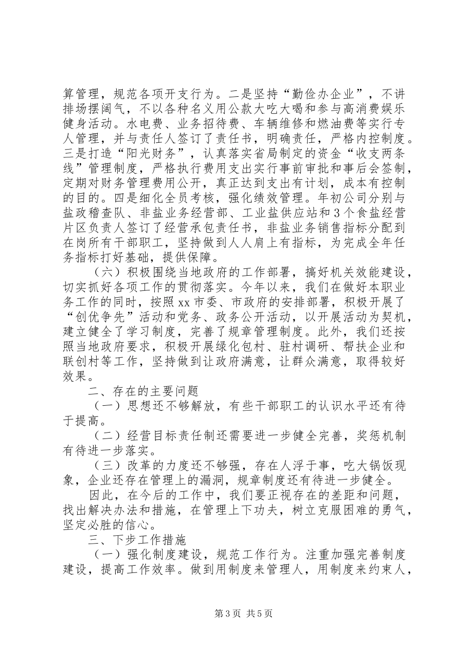 盐业公司下半年工作总结_第3页