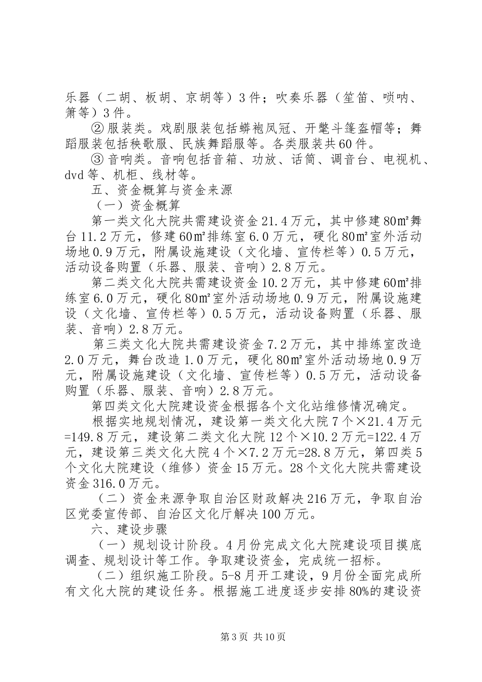 文化大院建设实施方案_第3页