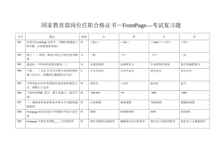 国家教育部岗位任职合格证书-FrontPage