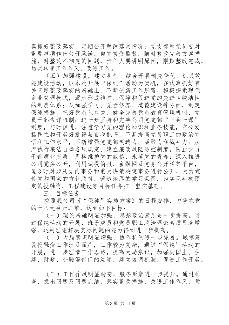 “保纯”整改落实实施方案_第3页