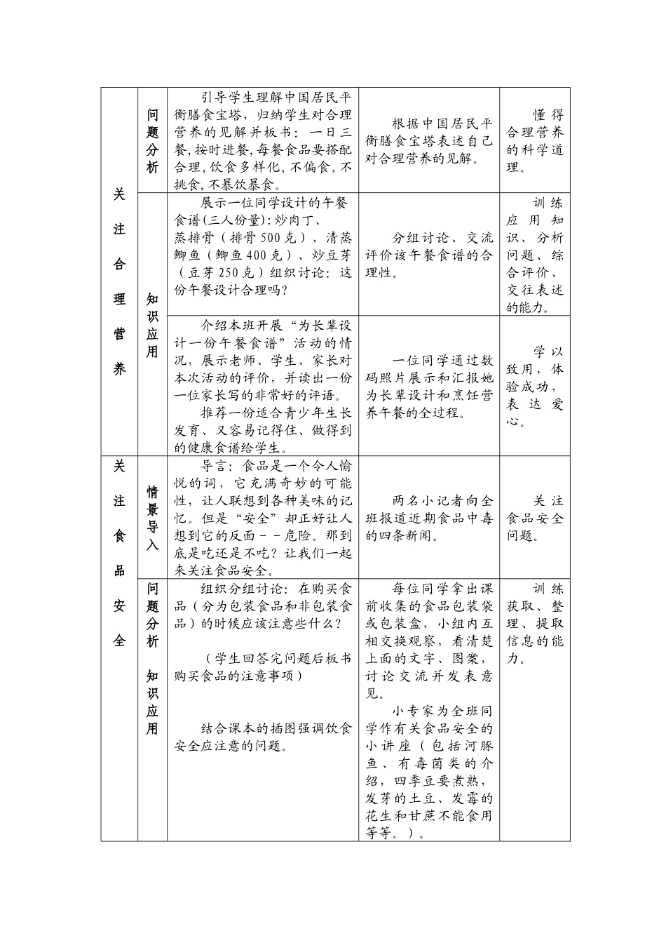 关注合理营养与食品安全教学设计_第3页