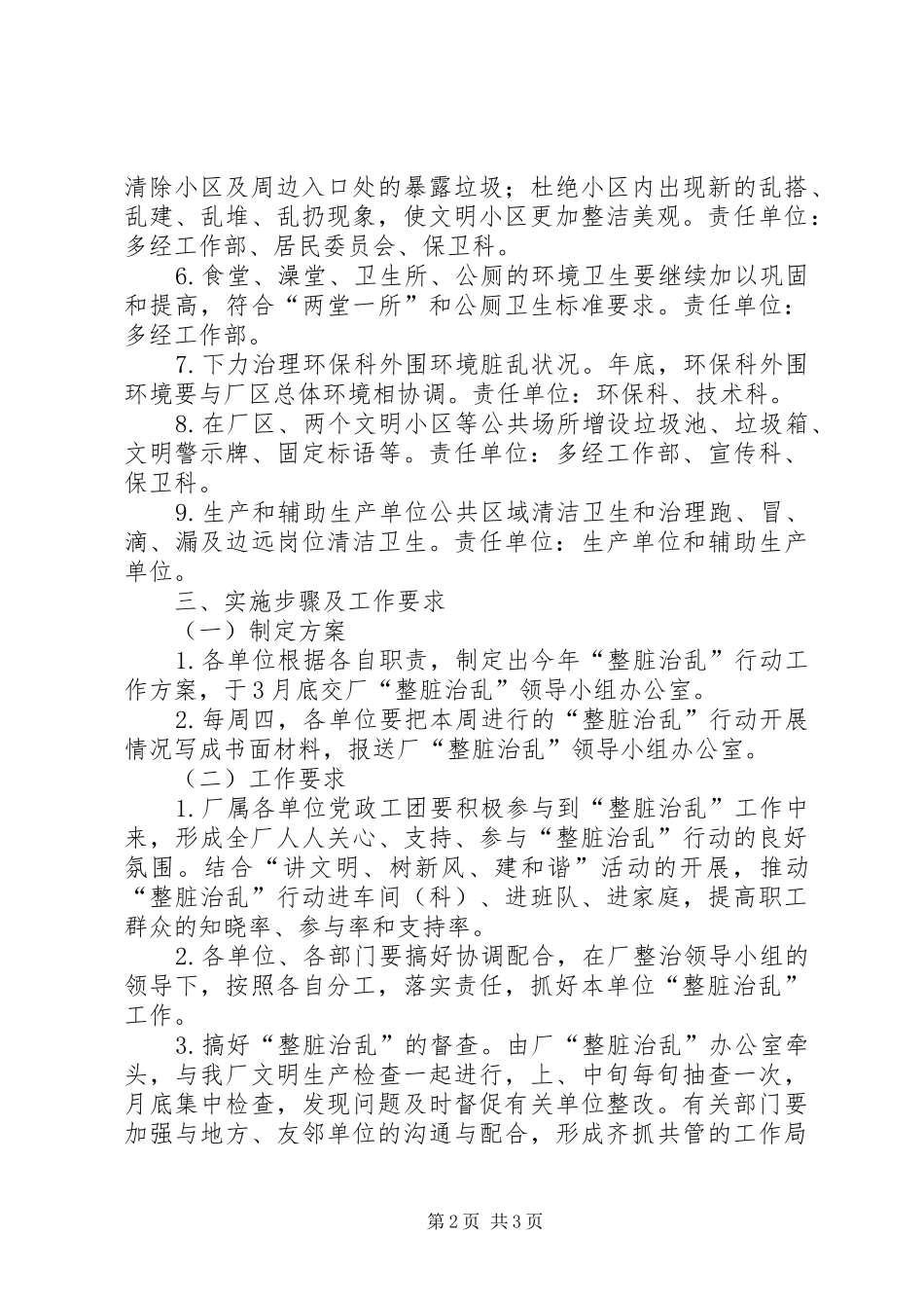 厂整脏治乱专项行动工作实施方案_第2页