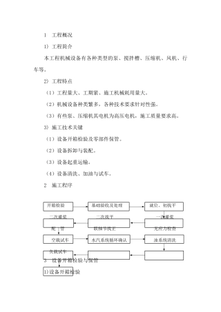 动设备安装方案