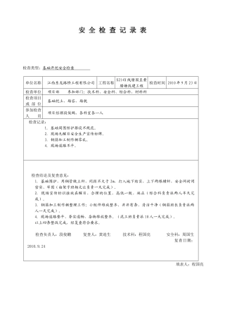 安全检查记录范例6921313156