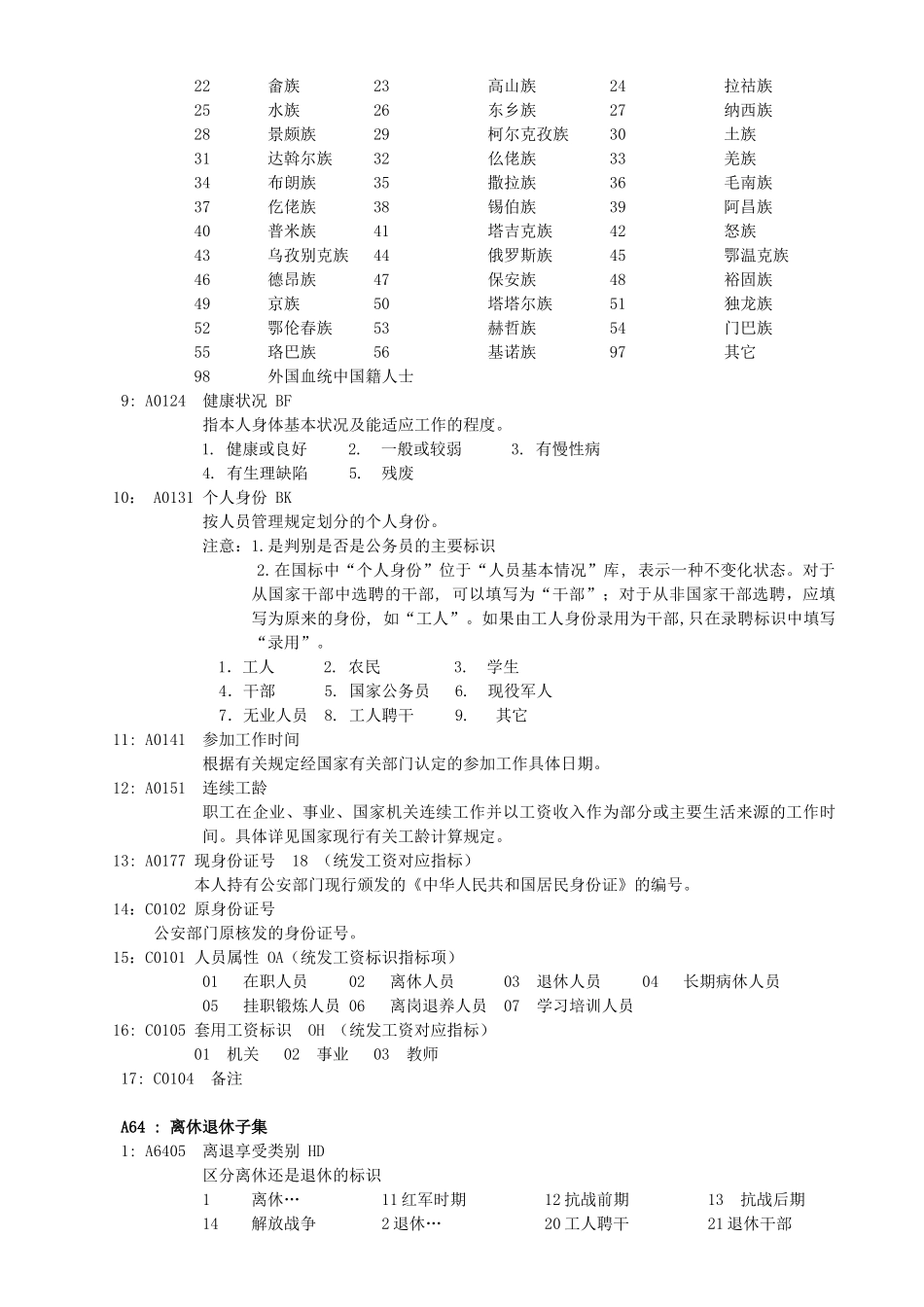 杭州市事业离退休人员人事信息采集表_第3页