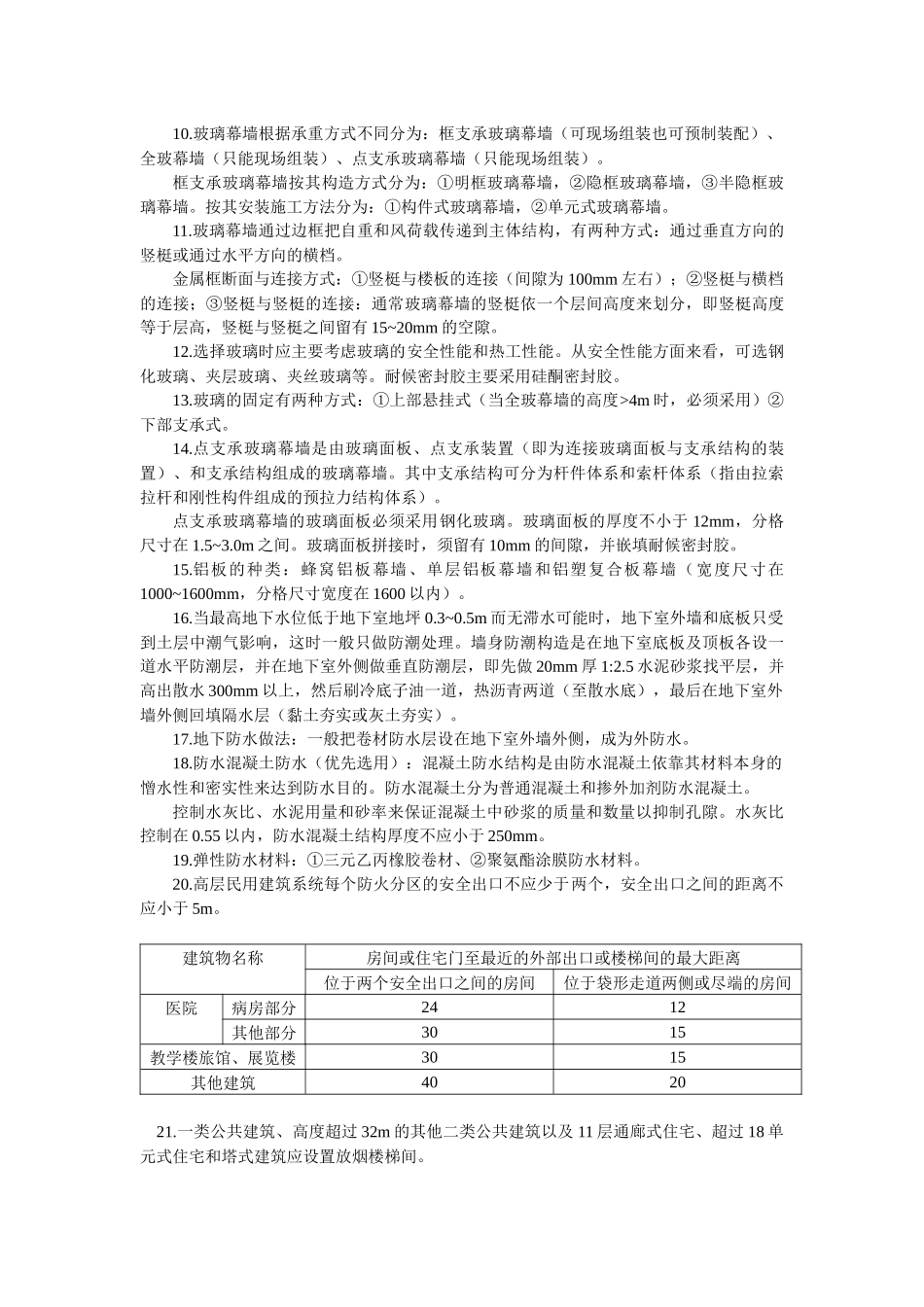 建筑构造(下)知识点总结_第2页