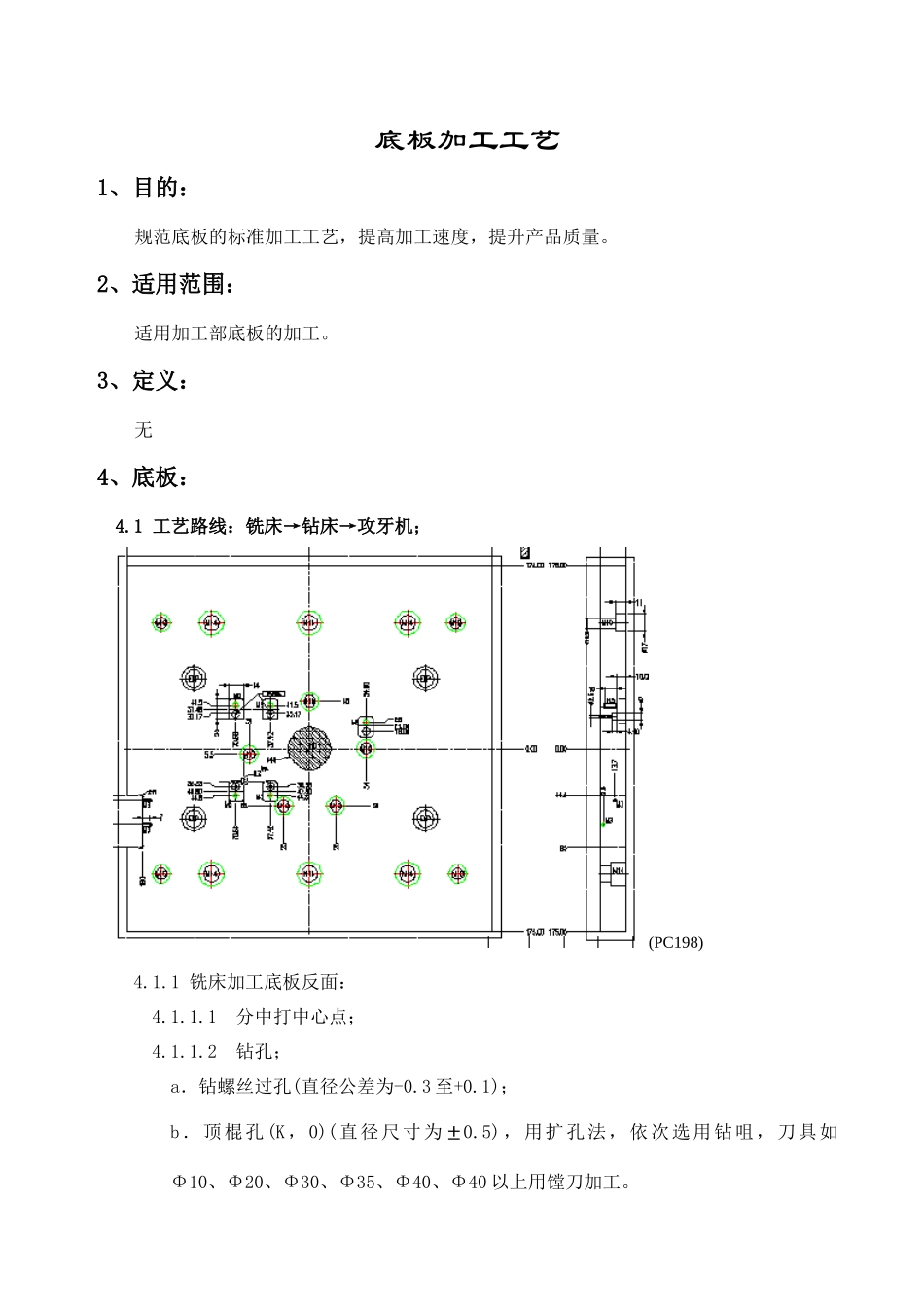 底板加工工艺_第1页