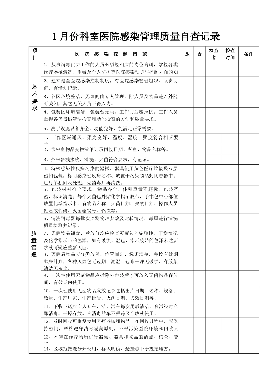 供应室院感工作手册_第1页