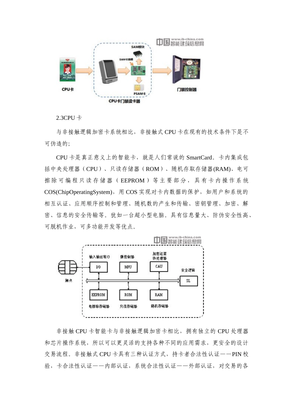 门禁市场主流CPU卡安全门禁_励敏_XXXX0808v1_第3页