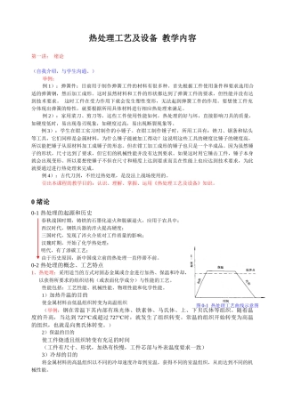 热处理工艺及设备讲义