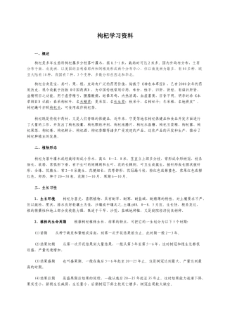 枸杞培训资料