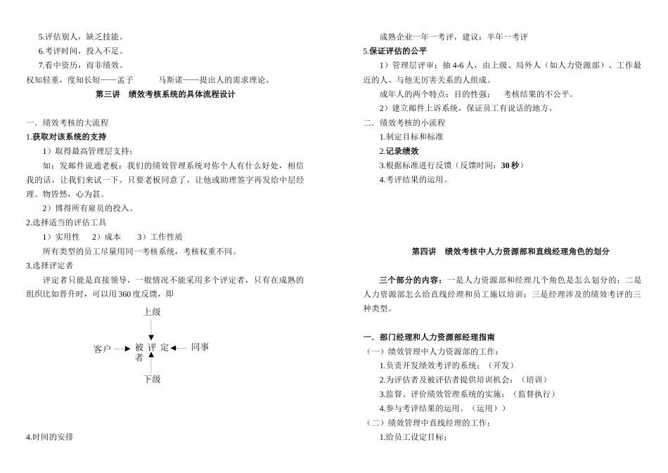 绩效管理实务知识要点_第3页