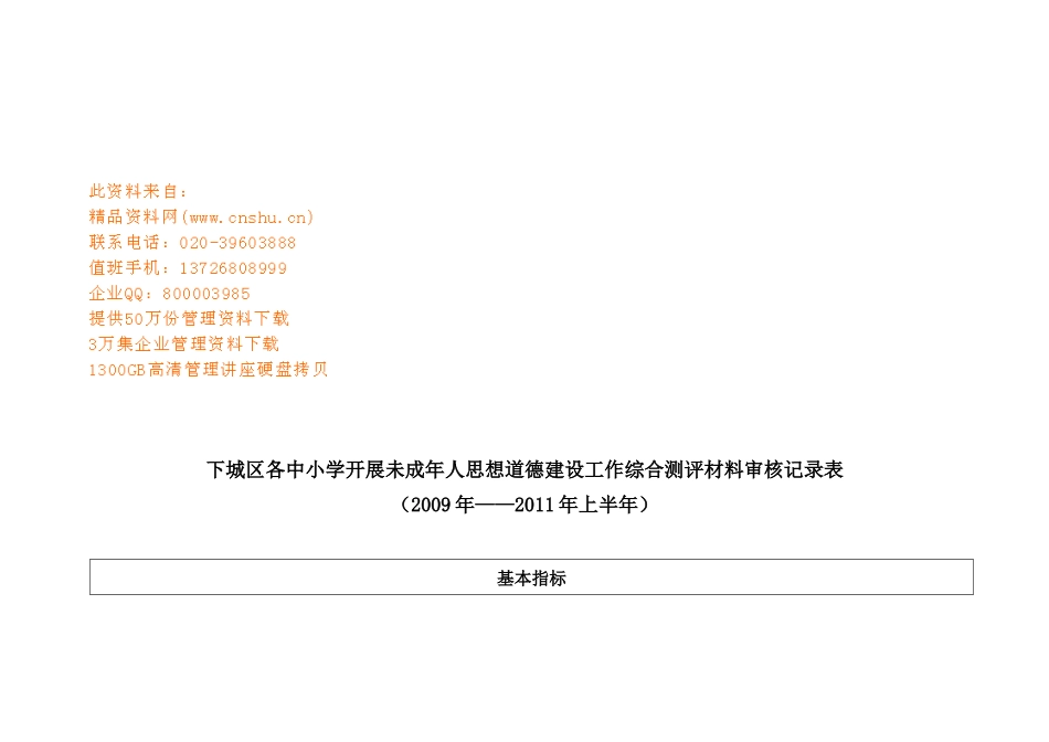 未成年人思想道德建设审核记录表_第1页