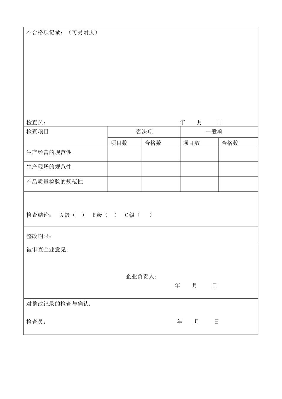 市南区医疗器械生产经营使用单位自查表_第3页