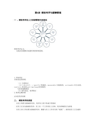 绩效考评与薪酬管理体系