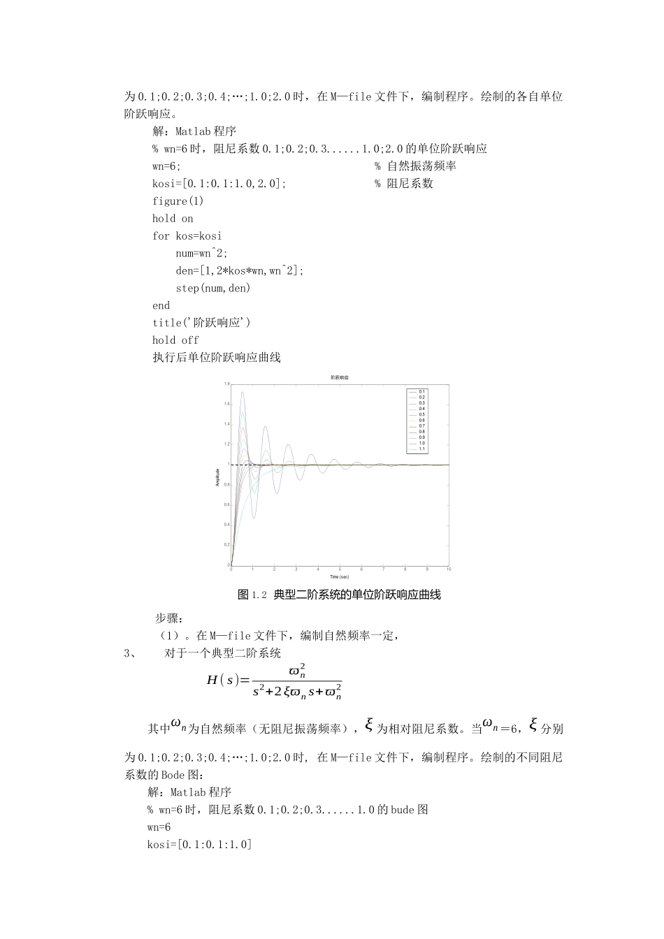 基于Matlab环境仿真基础实验_第2页