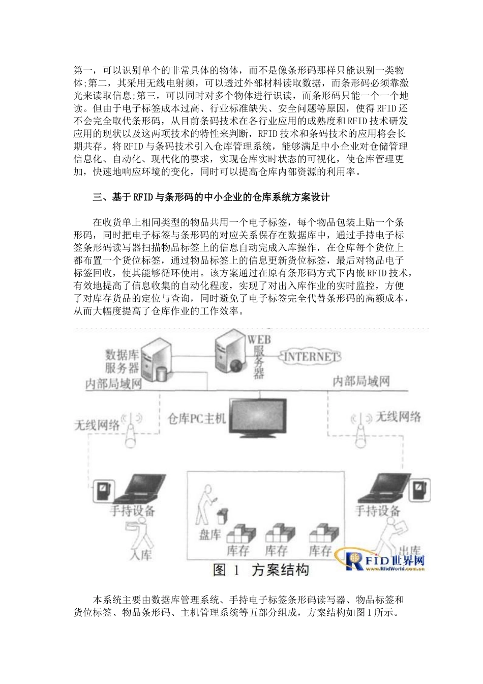 基于RFID和条形码的智能化仓库管理系统_第2页