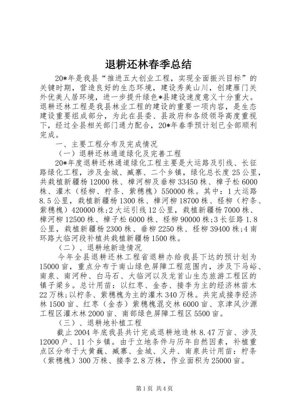 退耕还林春季总结_第1页