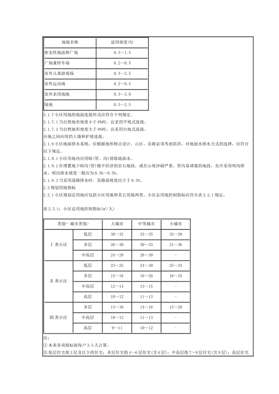 广东省居住小区技术规范_第3页