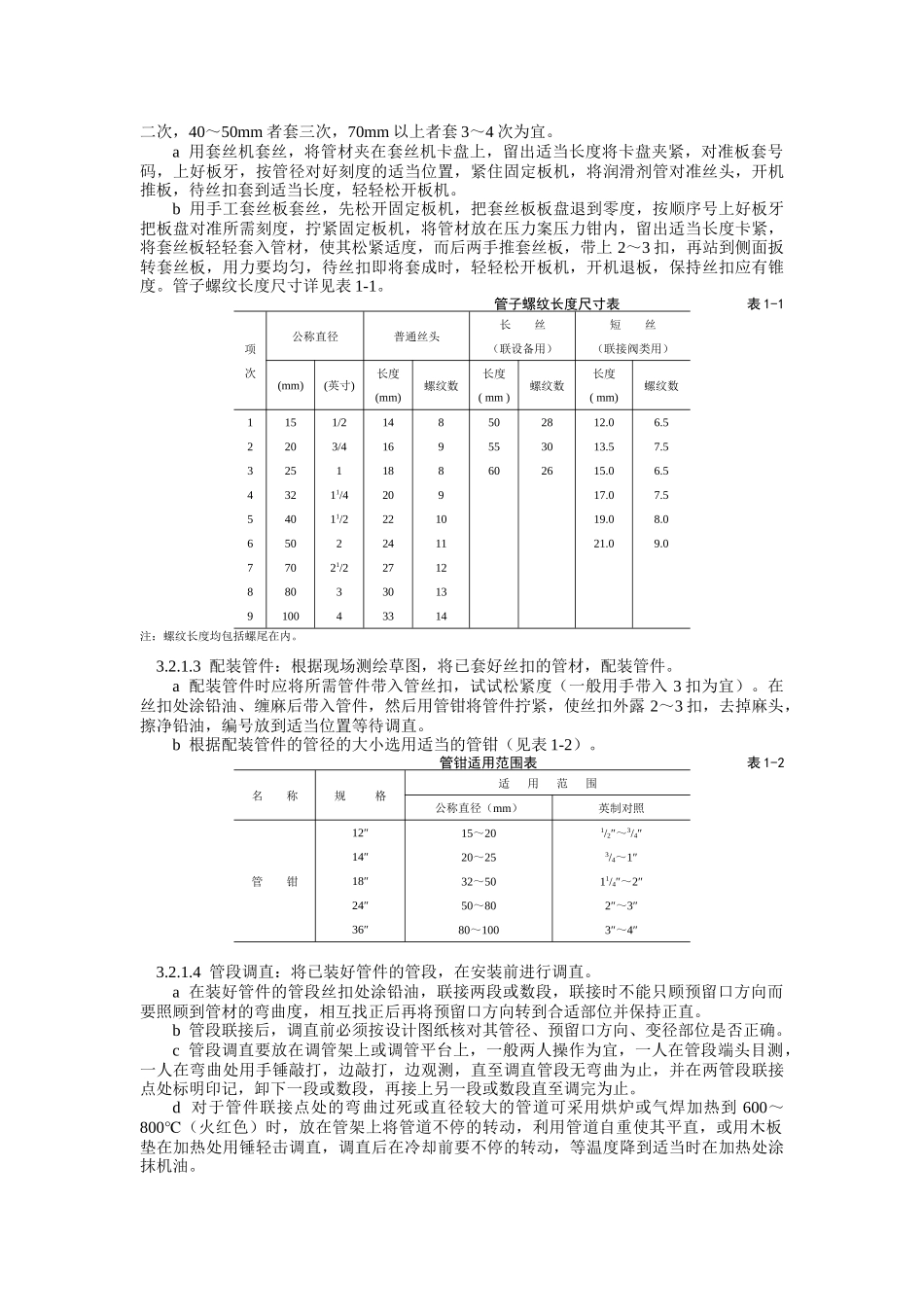 试论暖卫设备及管道安装基本工艺标准_第3页