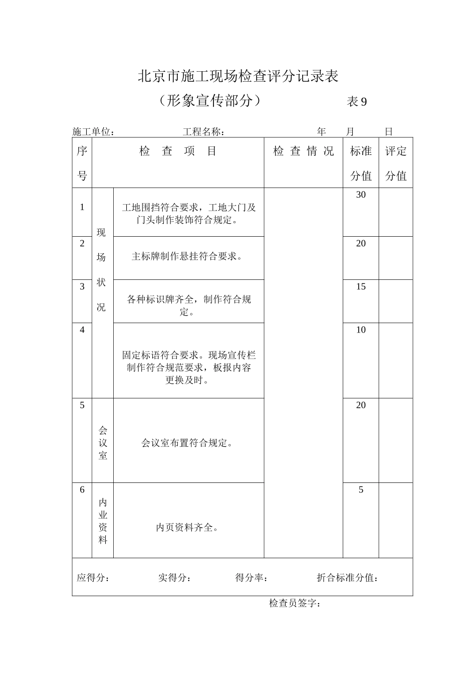 施工现场形象宣传内业_第1页