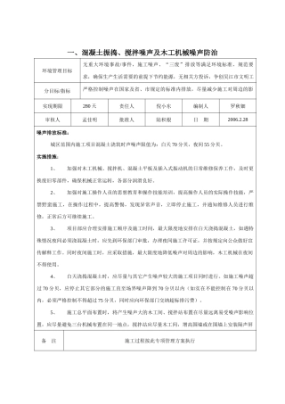 环境管理方案