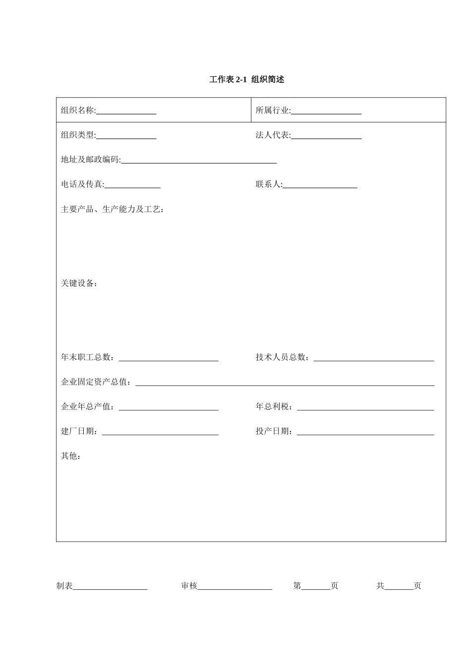 清洁生产相关表格_第3页