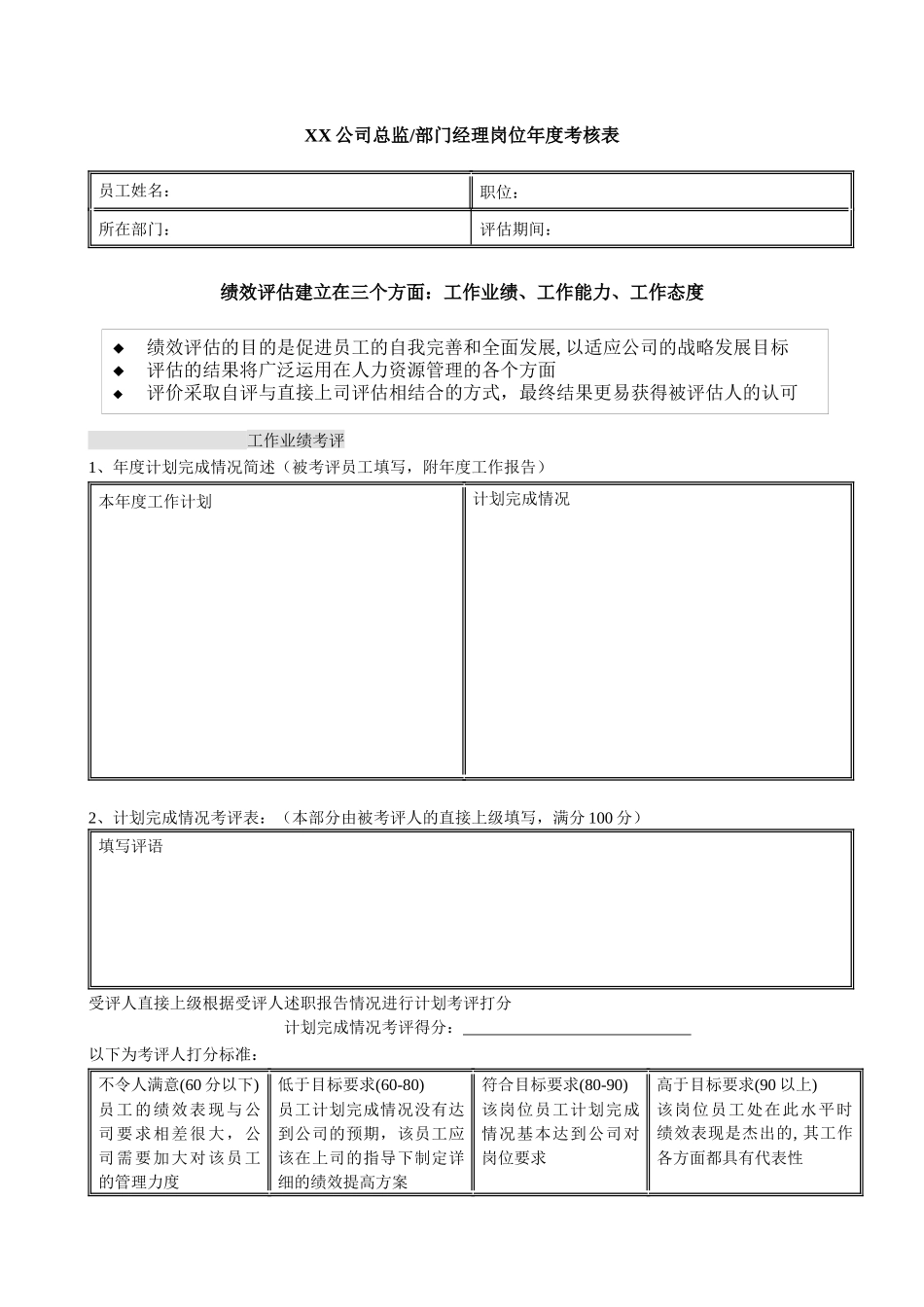工作态度考评  1_第3页