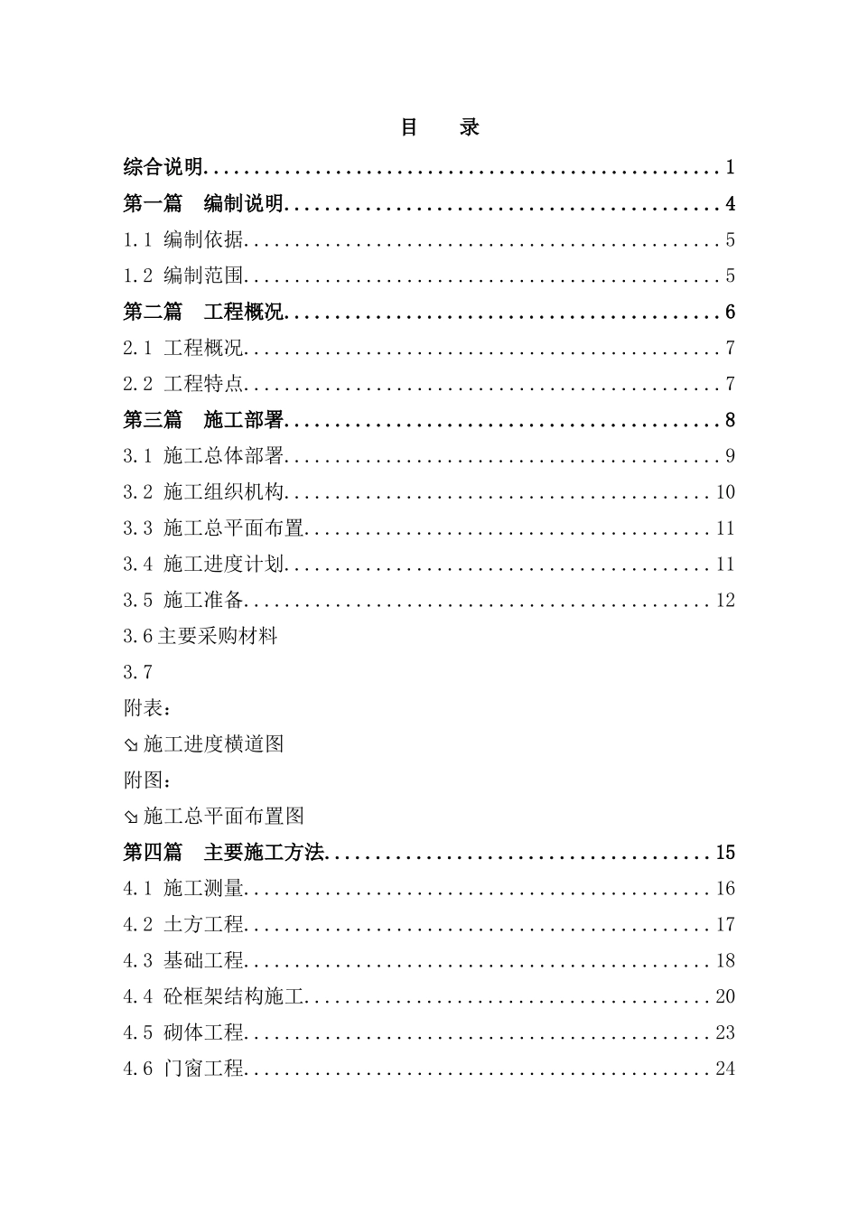 生鲜加工车间及仓库项目附属工程施工组织设计_第1页
