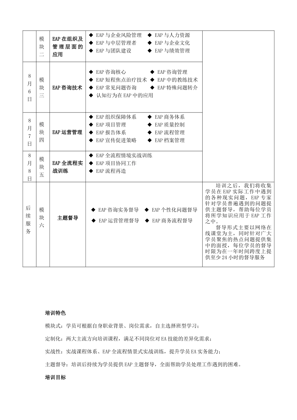 国家EAP实务技能(CETTIC)广州第二届培训简章(3)_第3页