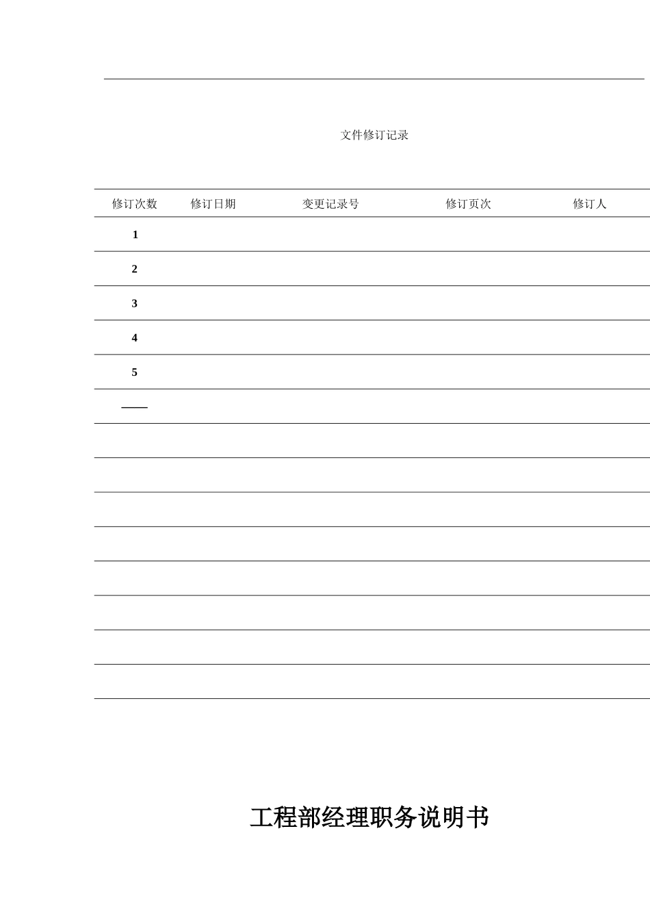 工程部各岗位职责说明_第2页