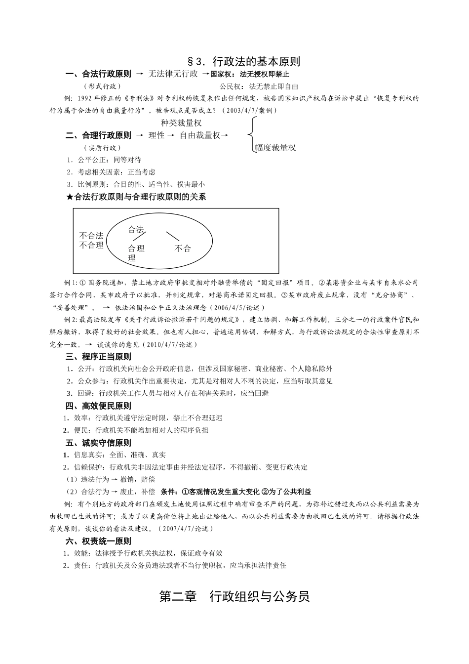 行政法与行政诉讼法授课提纲_第2页