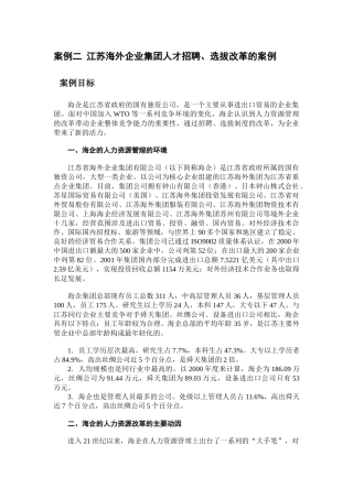 江苏海外企业集团人才招聘