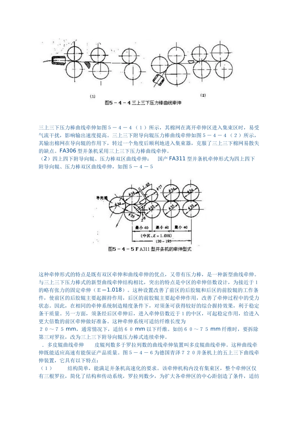 并条机的牵伸型式及工艺配置_第3页