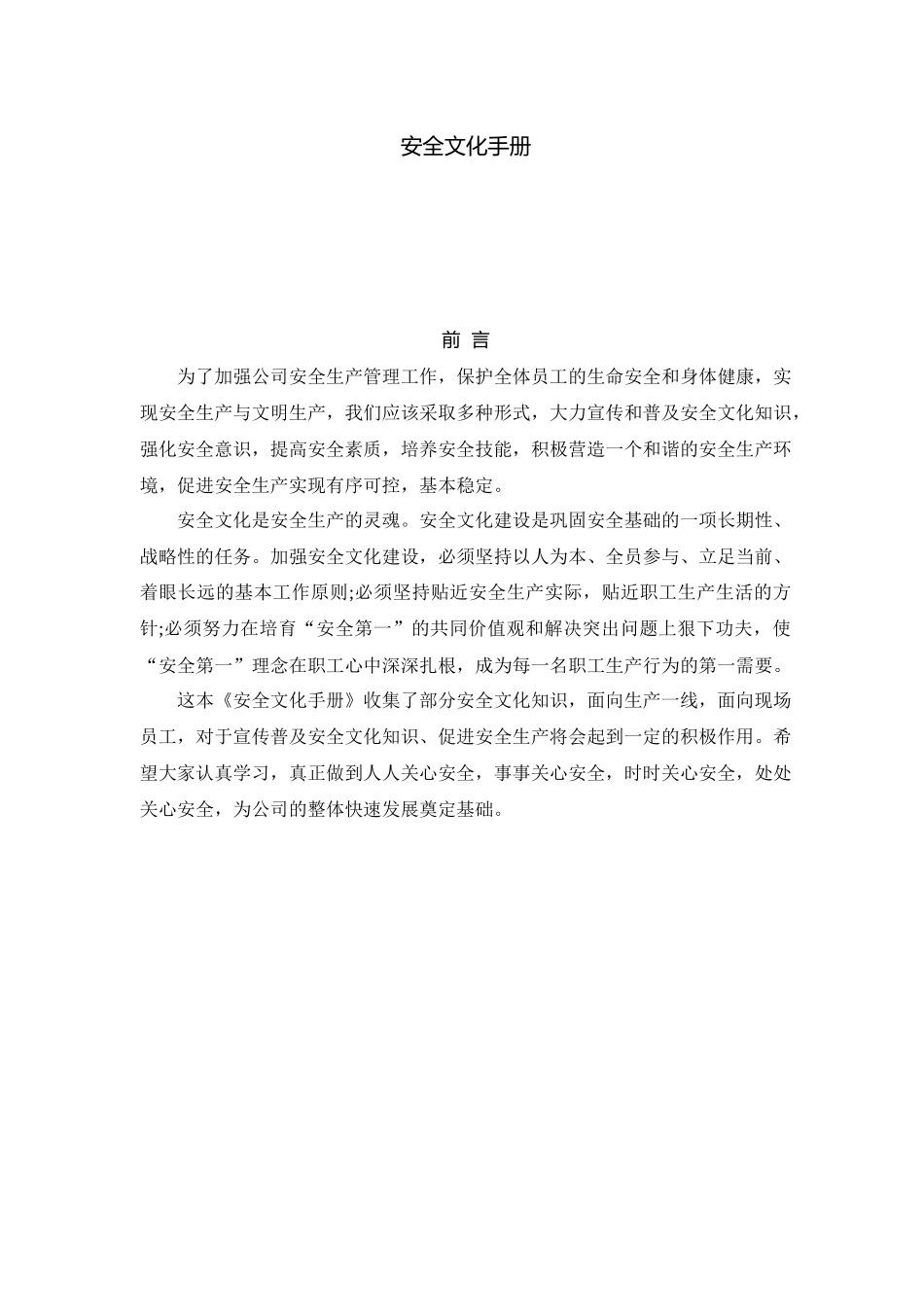 安全文化手册定稿版__更新版_第1页