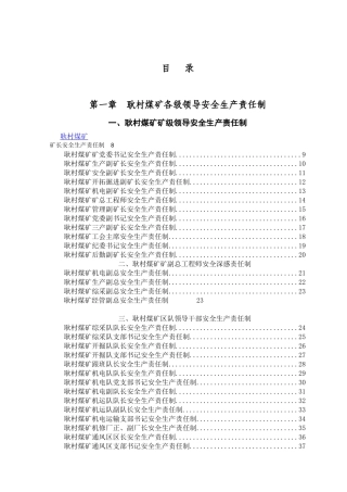 煤矿安全生产责任制11