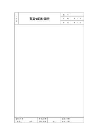 公司岗位职责说明书（56页）